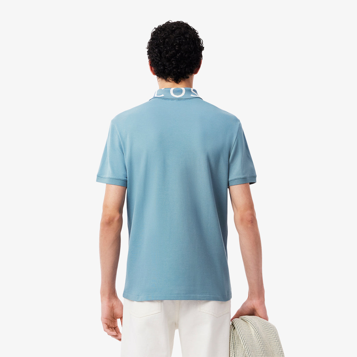 Slim Fit Jacquard Branded Polo Shirt-PH9538