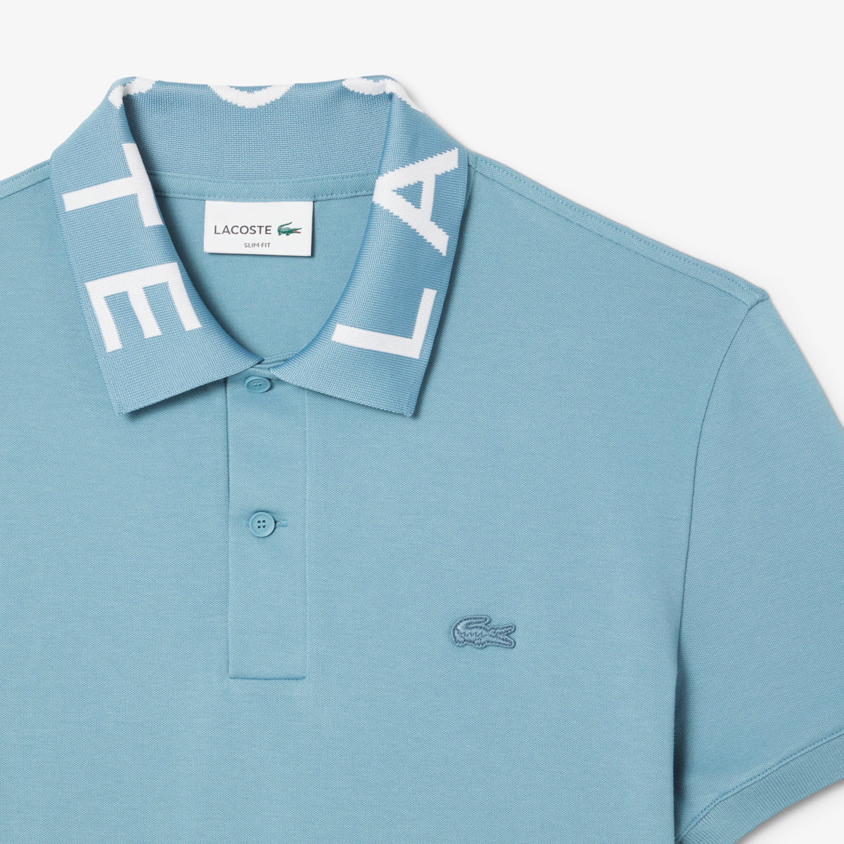 Slim Fit Jacquard Branded Polo Shirt-PH9538