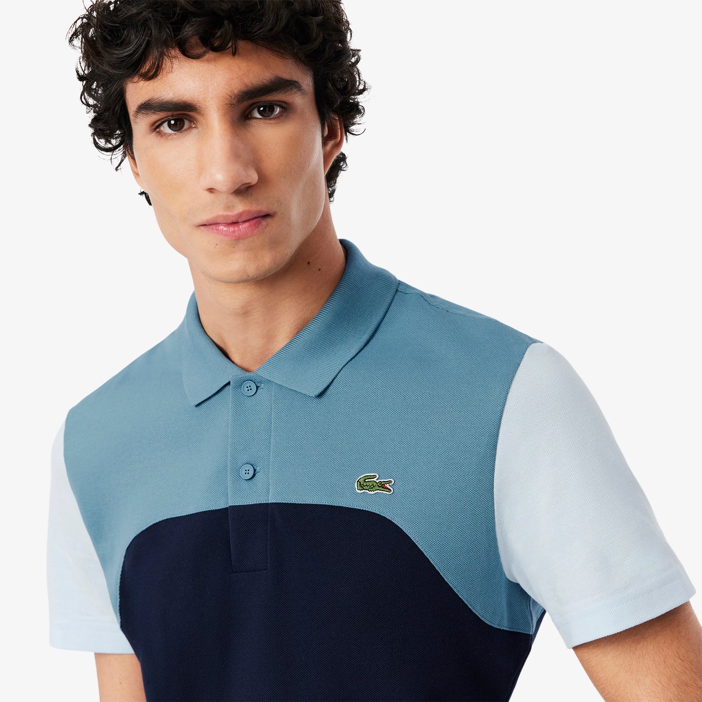 Regular Fit L.12.12 Colour-Block Polo Shirt-PH9563