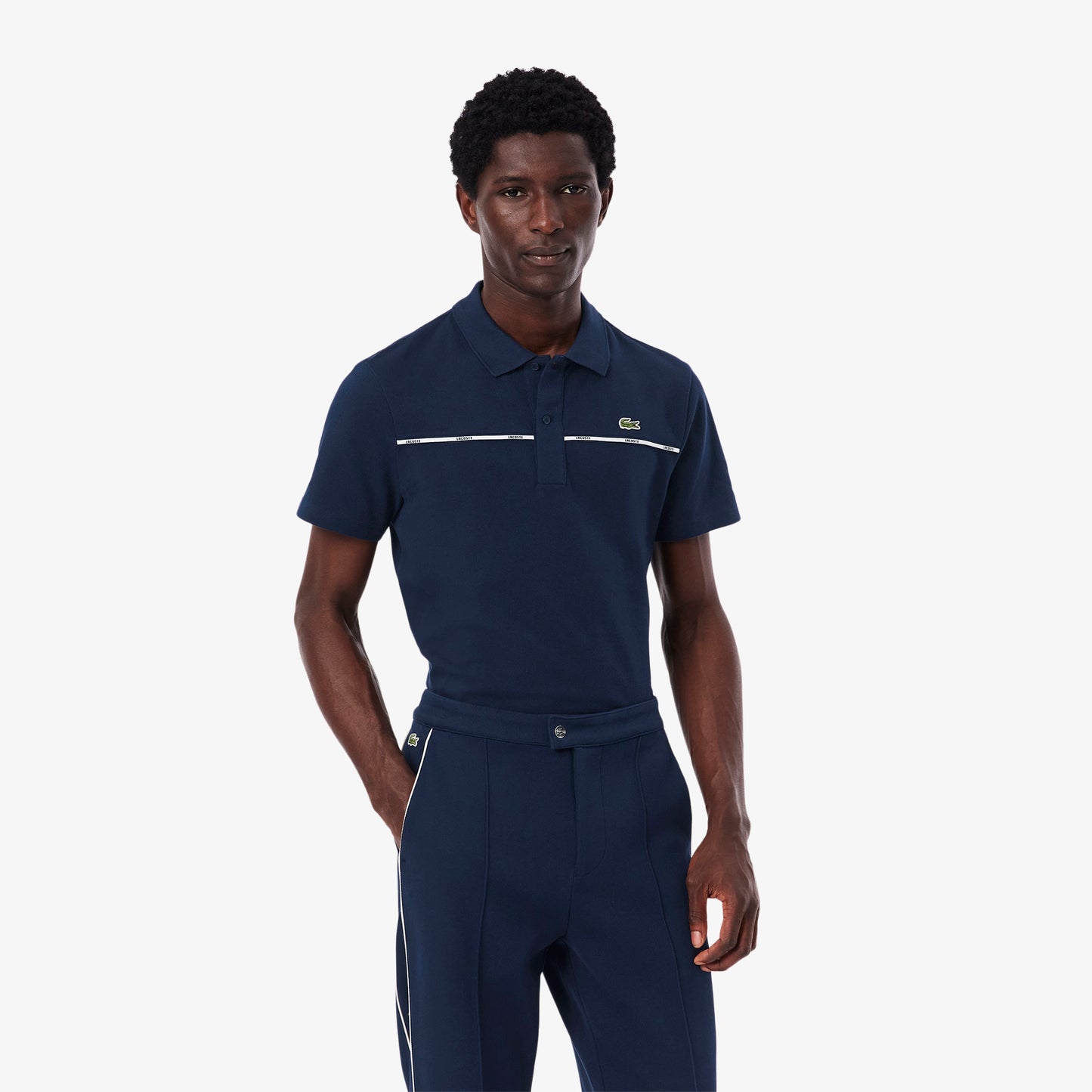 Regular Fit Logo Trim L.12.12 Polo Shirt-PH9863