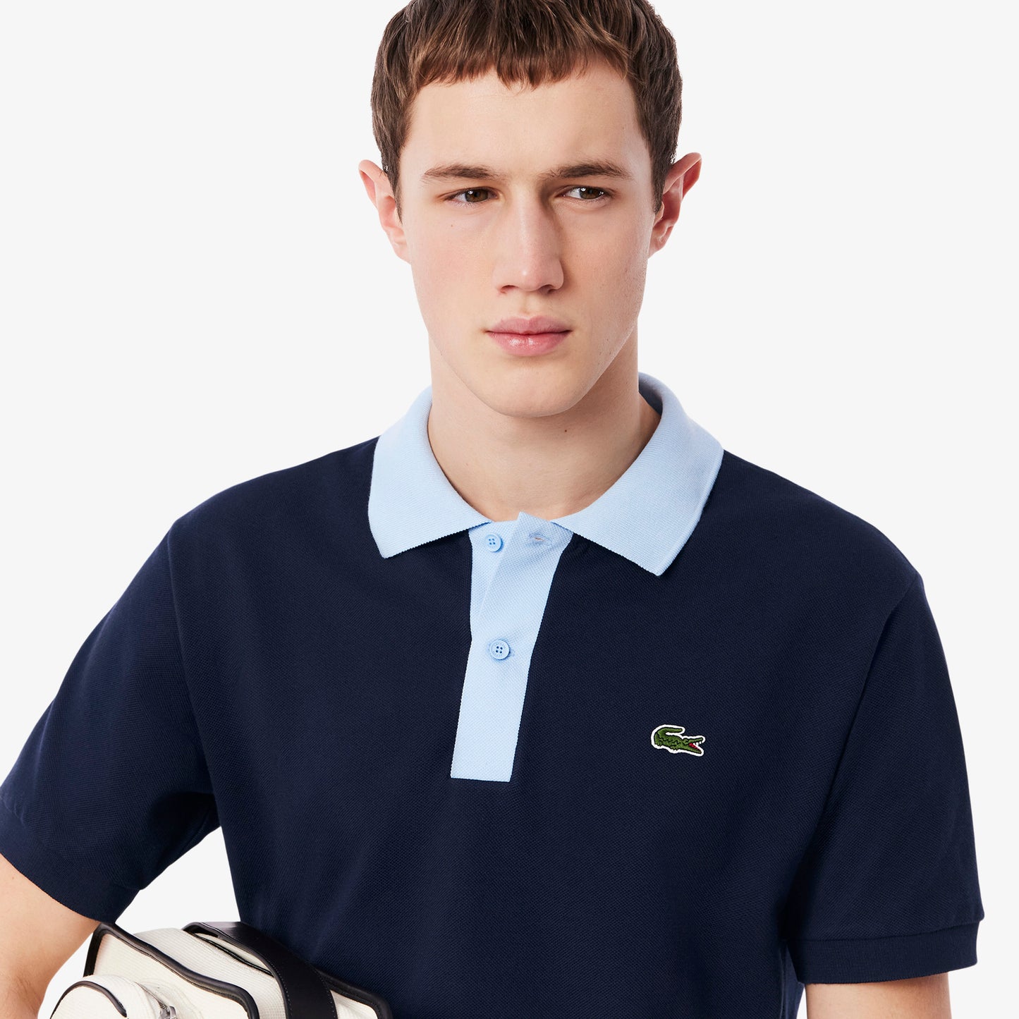 Classic Fit Contrast Collar L.12.12 Polo Shirt-PH9879