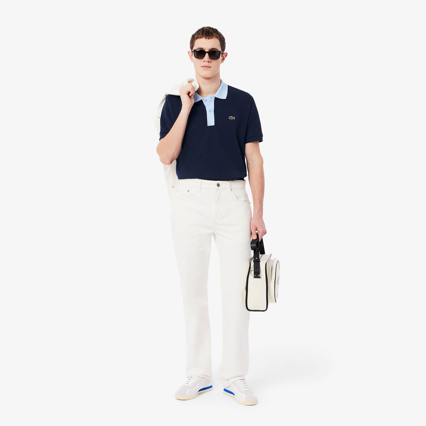 Classic Fit Contrast Collar L.12.12 Polo Shirt-PH9879