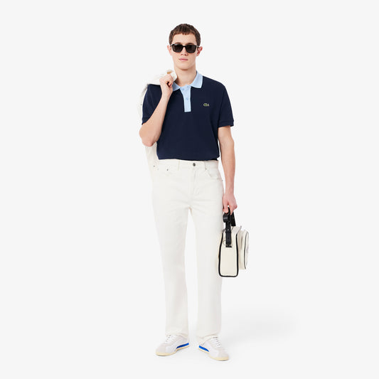 Classic Fit Contrast Collar L.12.12 Polo Shirt-PH9879