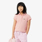 Scalloped Collar Piqué Polo Shirt-PJ0953