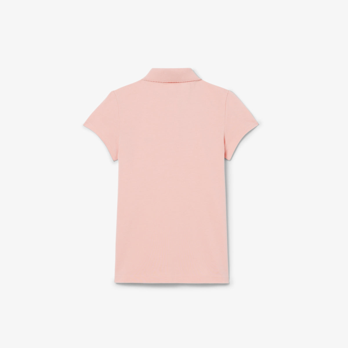 Scalloped Collar Piqué Polo Shirt-PJ0953