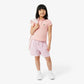 Scalloped Collar Piqué Polo Shirt-PJ0953