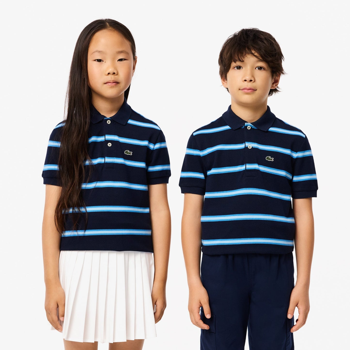 Striped Piqué Polo Shirt - PJ7124