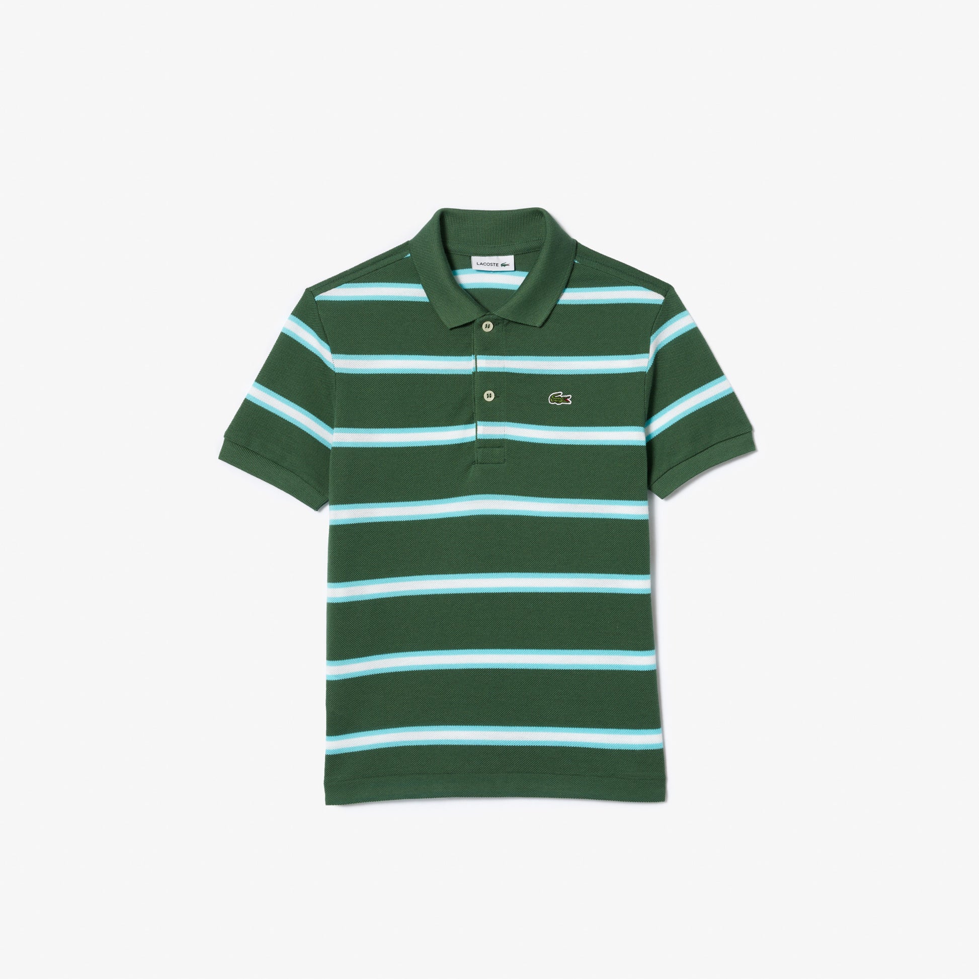 Boys’ Lacoste Striped Pique Polo Shirt