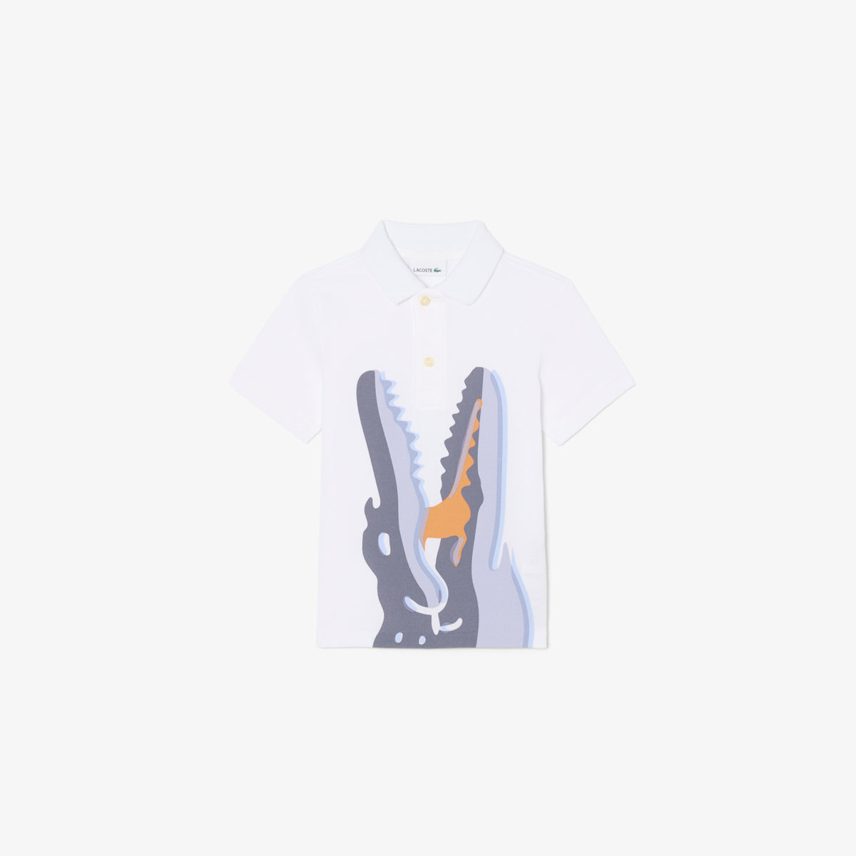 Printed Cotton Polo Shirt-PJ7370