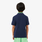 Stripe Collar Petit Pique Polo Shirt-PJ8402