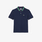 Stripe Collar Petit Pique Polo Shirt-PJ8402