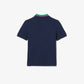 Stripe Collar Petit Pique Polo Shirt-PJ8402