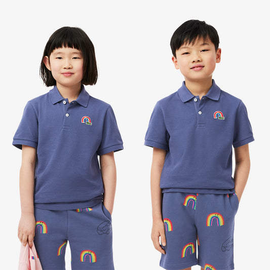 Embroidery Accent Petit Pique Polo Shirt-PJ8425