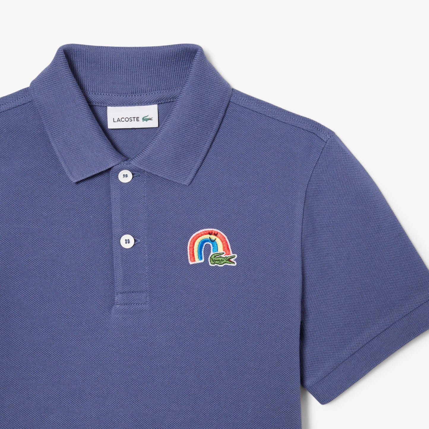 Embroidery Accent Petit Pique Polo Shirt-PJ8425