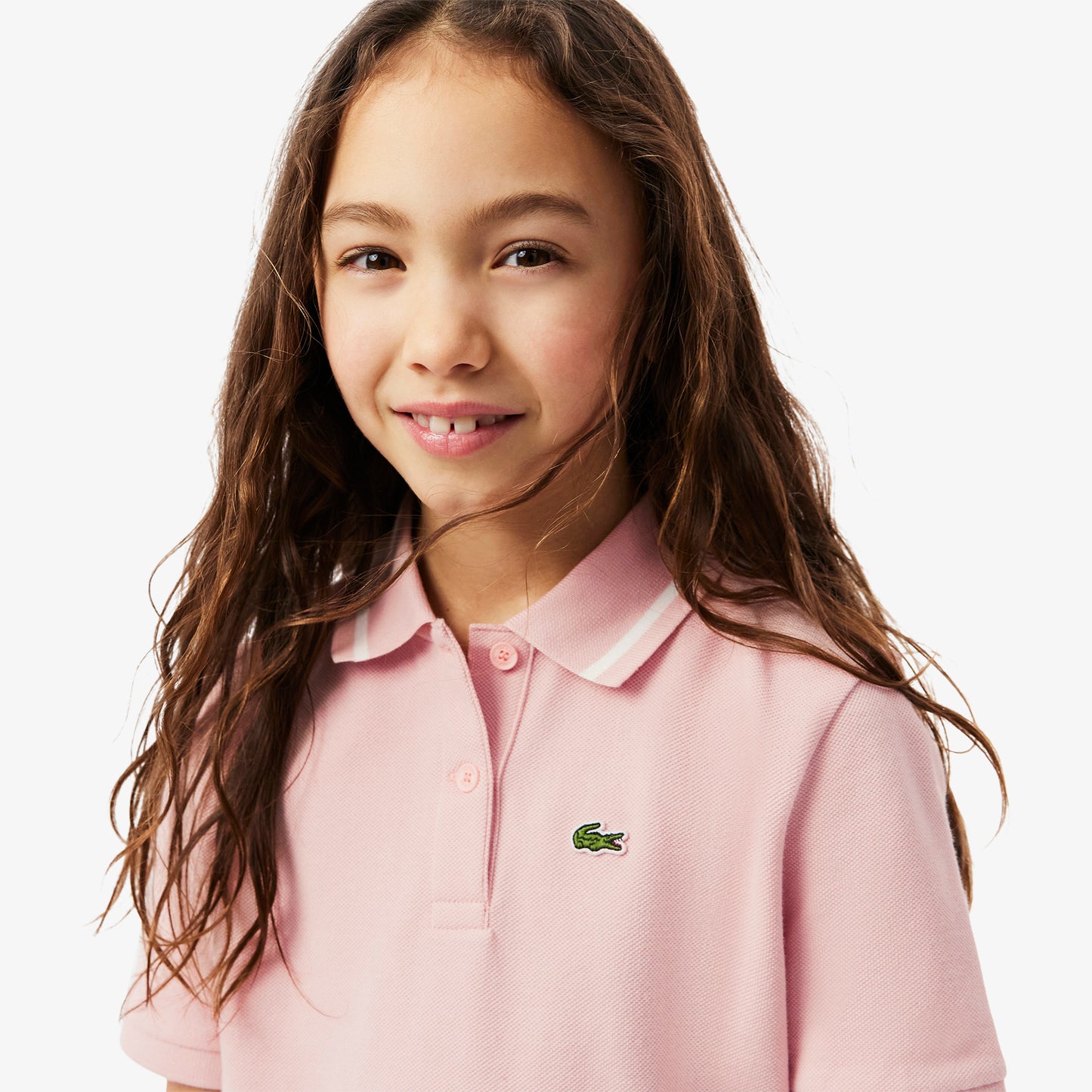 Pleat Back Petit Pique Polo Shirt-PJ8439
