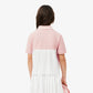 Pleat Back Petit Pique Polo Shirt-PJ8439