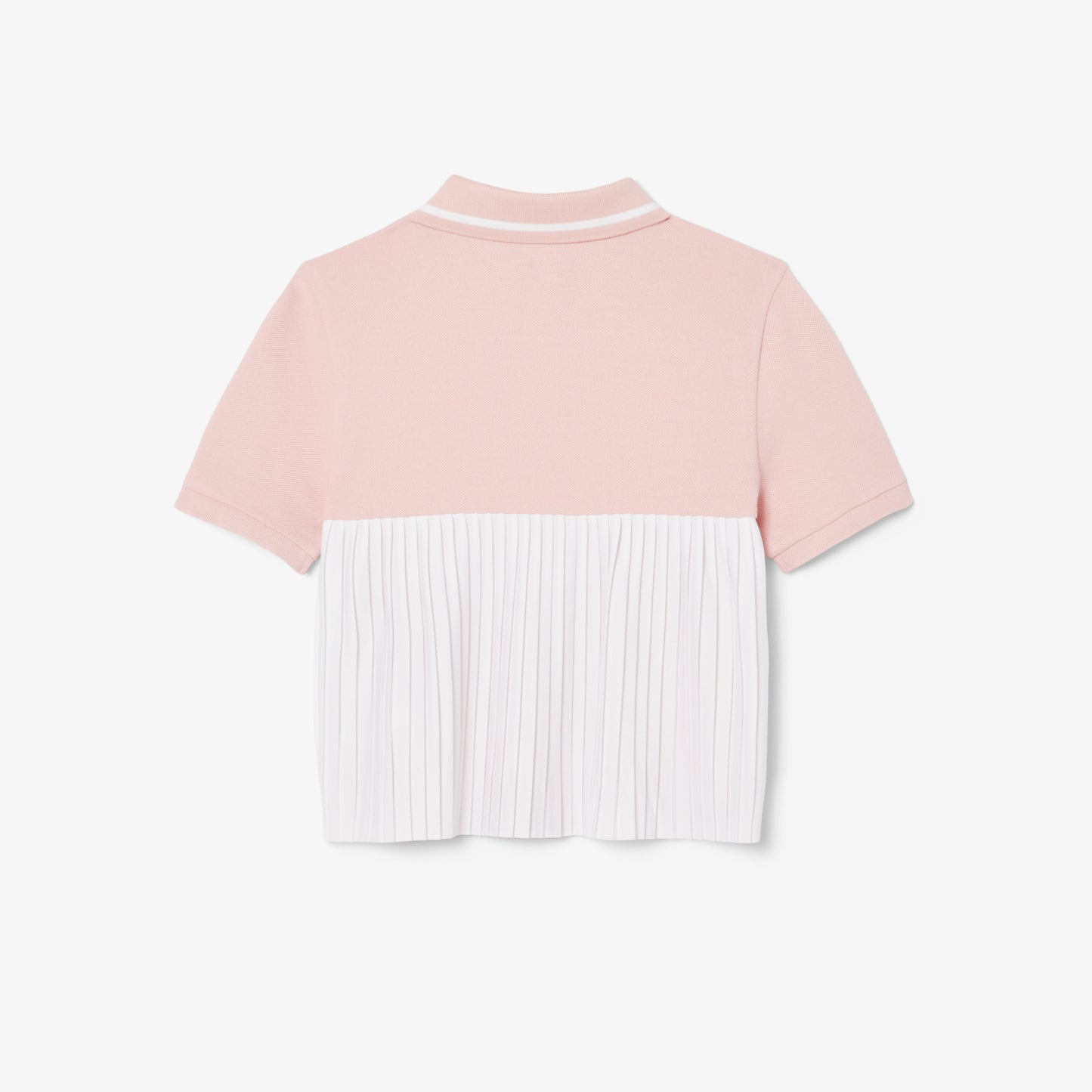 Pleat Back Petit Pique Polo Shirt-PJ8439