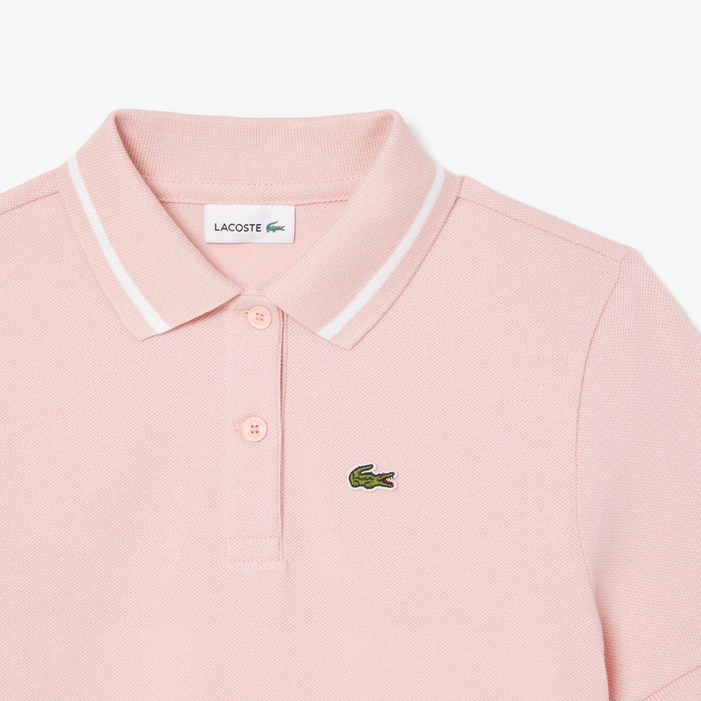 Pleat Back Petit Pique Polo Shirt-PJ8439