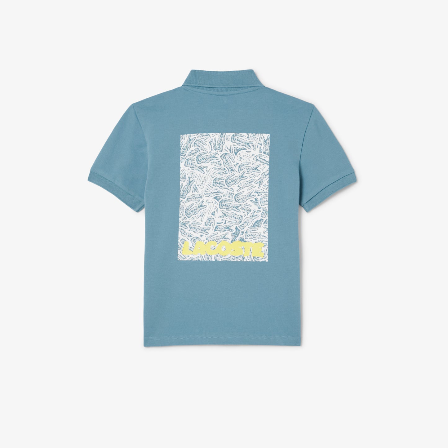 Printed Petit Pique Polo Shirt-PJ8456