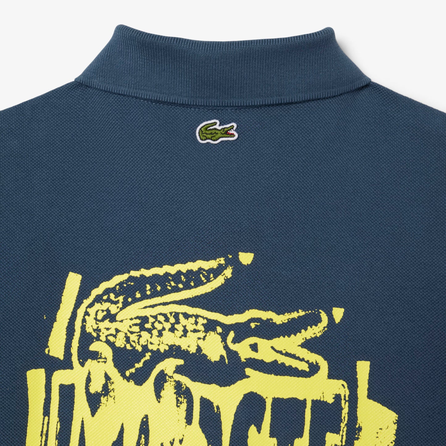 Print Petit Pique Polo Shirt-PJ8463
