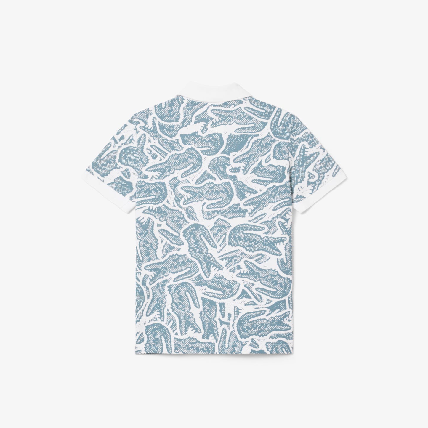 Petit Pique Print Polo Shirt-PJ8466