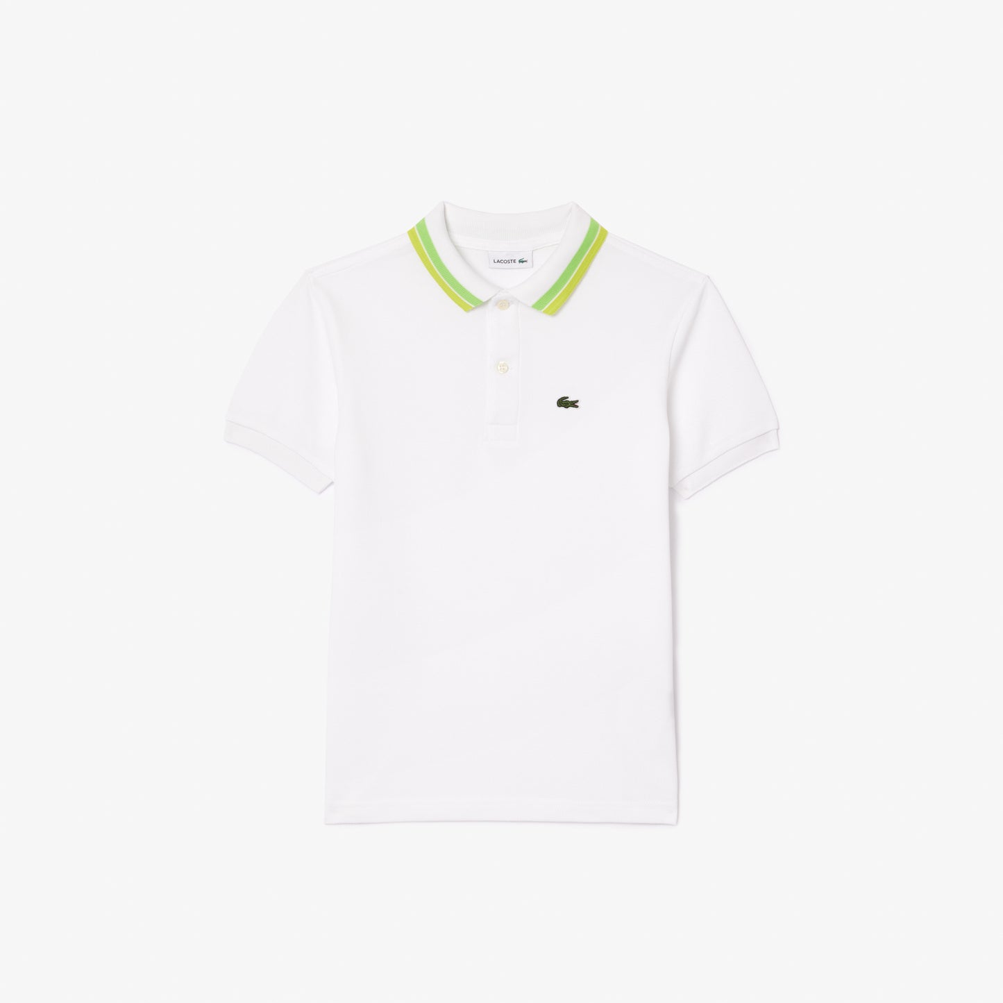 Stripe Collar Petit Pique Polo Shirt-PJ9702