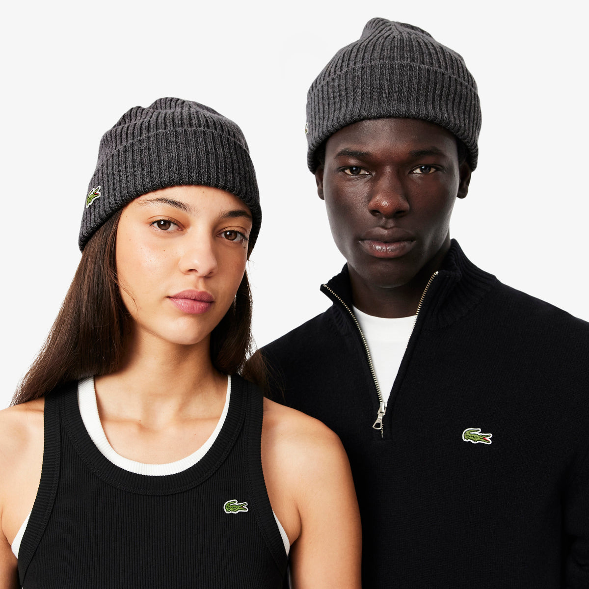 Rib Knit Brushed Wool Beanie-RB0001