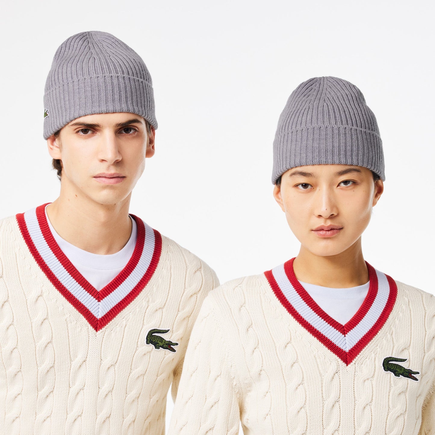 Rib Knit Brushed Wool Beanie-RB0001