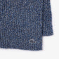 Mercerized Carded Wool Rib Knit Scarf-RE4736