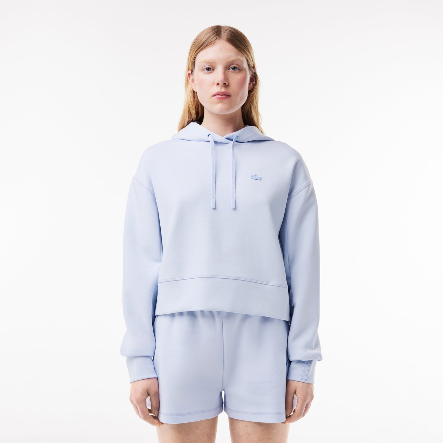 Short Cut Cotton Hoodie