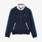French Made Stripe Collar Zipped Sweatshirt
