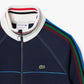 Paris French Made Stripe Collar Zipped Sweatshirt-SF1654
