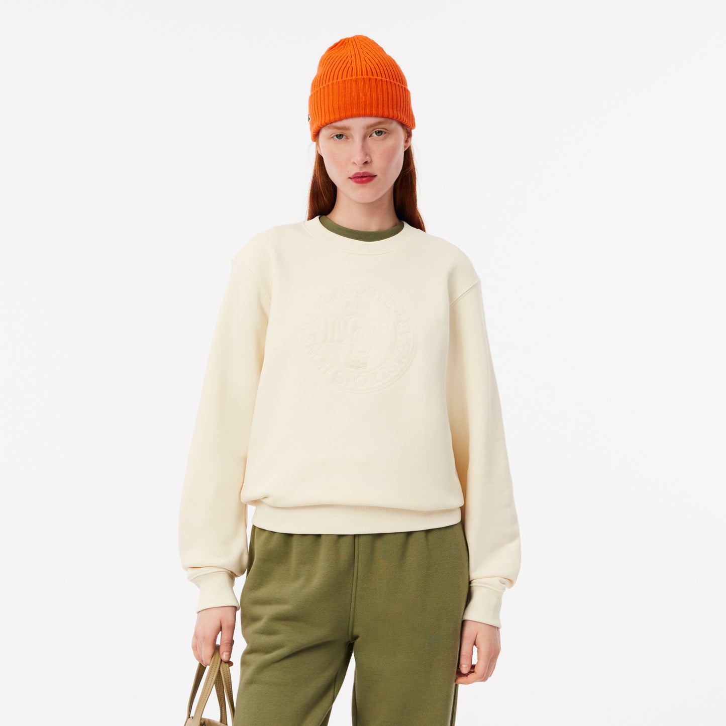 Embroidered Fleece Sweatshirt-SF2565