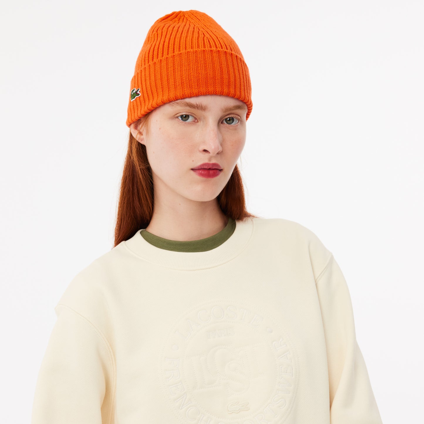 Embroidered Fleece Sweatshirt-SF2565