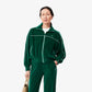 Oversized Zip-Up Velour Sweatshirt-SF2658