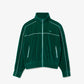 Oversized Zip-Up Velour Sweatshirt-SF2658