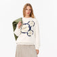 Oversized Printed Fleece Sweatshirt - SF4125