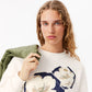 Oversized Printed Fleece Sweatshirt - SF4125