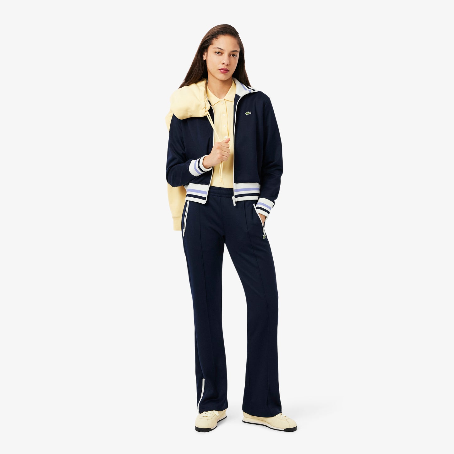 Zipped Stripe Accent Sweatshirt - SF5252