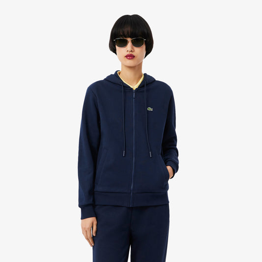 Zipped Fleece Hoodie-SF5256