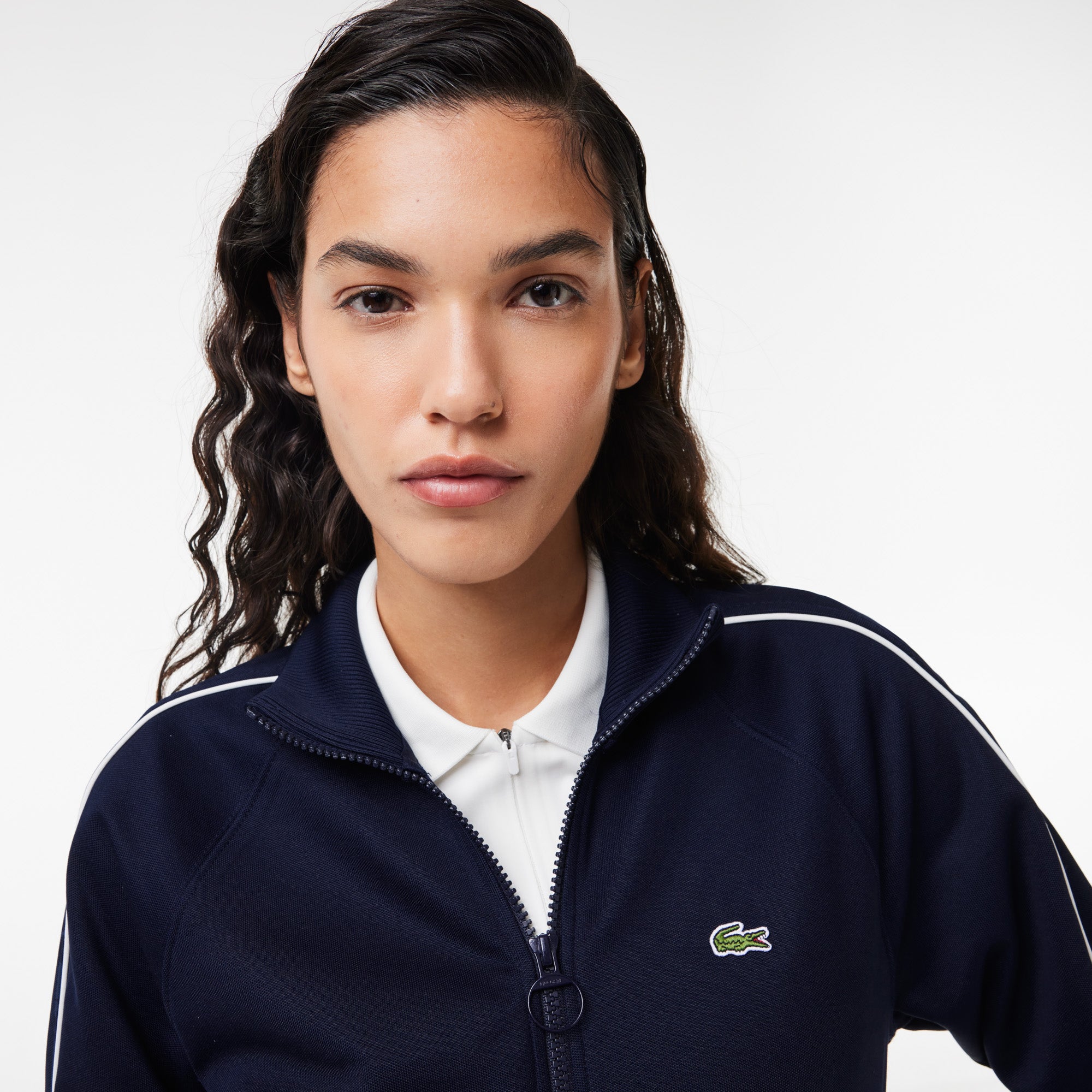 Buy Paris Zip Up Interlock Pique Sweatshirt Online Lebanon Online Shopping Lebanon LACOSTE LEBANON