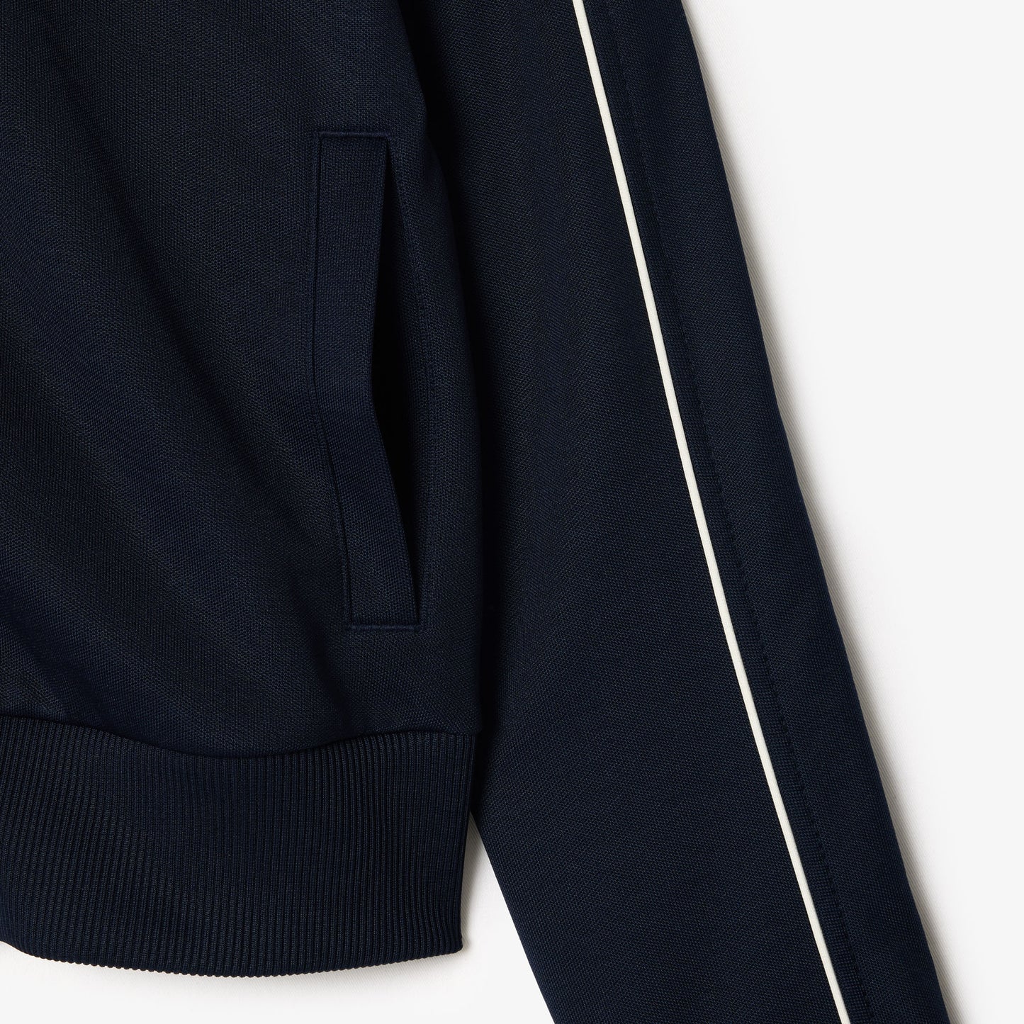 Paris Zip-Up Interlock Piqué Sweatshirt