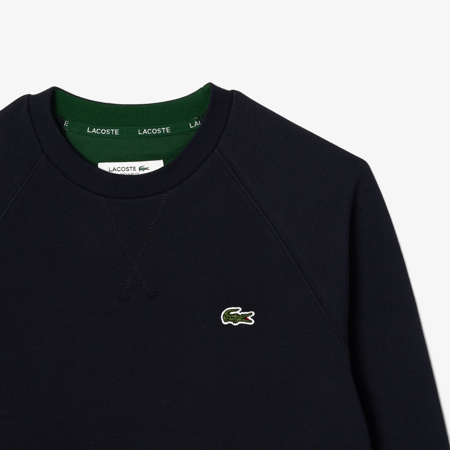 Crew Neck Piqué Sweatshirt - SF8347