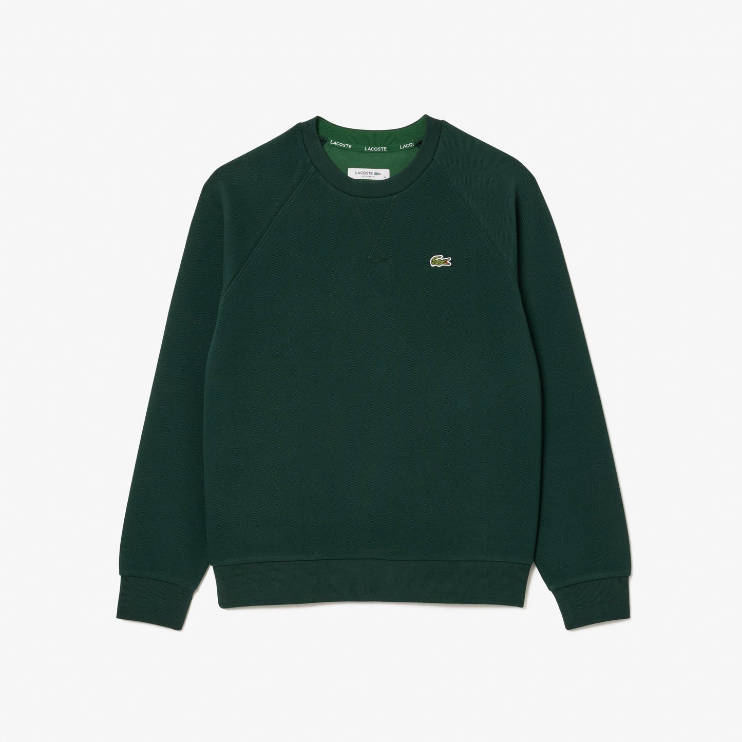 Crew Neck Pique Sweatshirt-SF8347