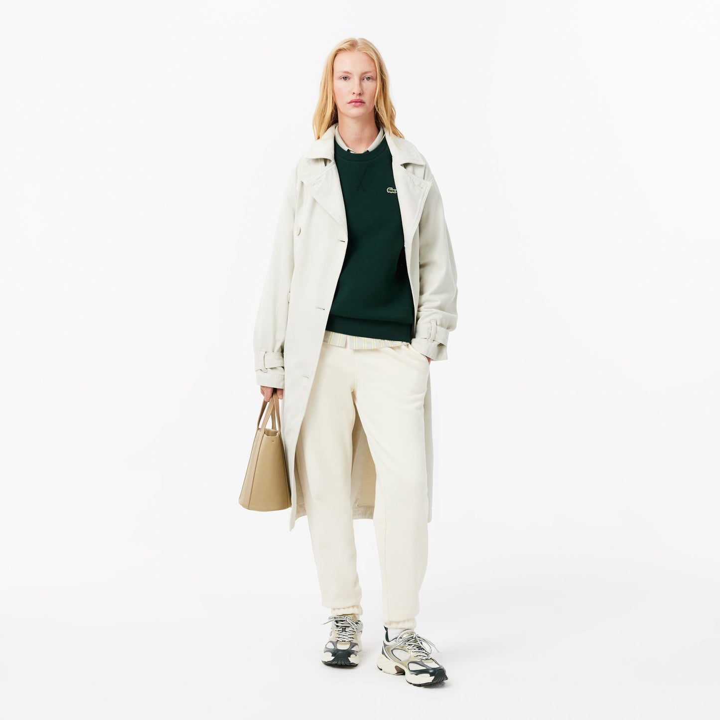 Crew Neck Pique Sweatshirt-SF8347