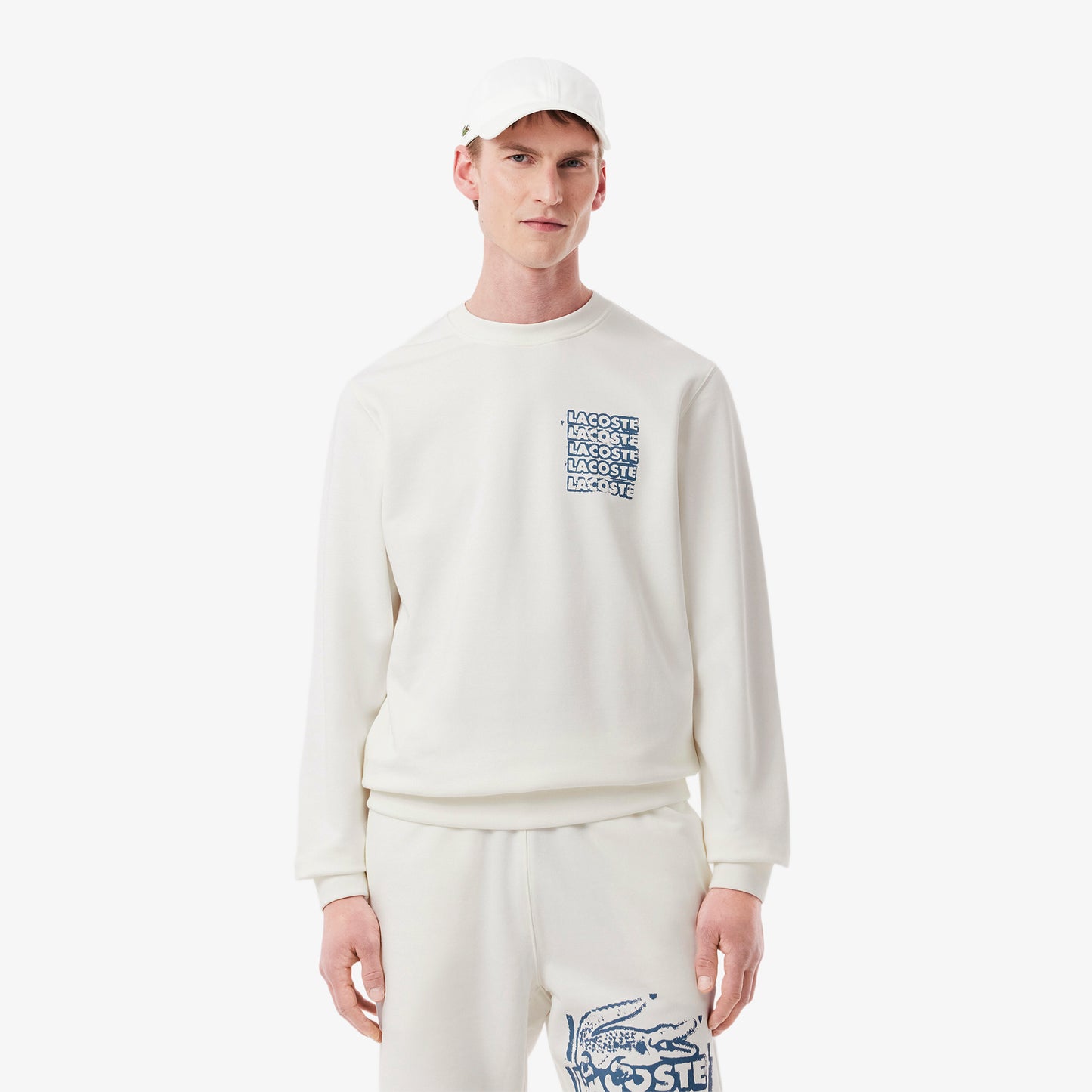 Graphic Print Fleece Sweatshirt-SH0287