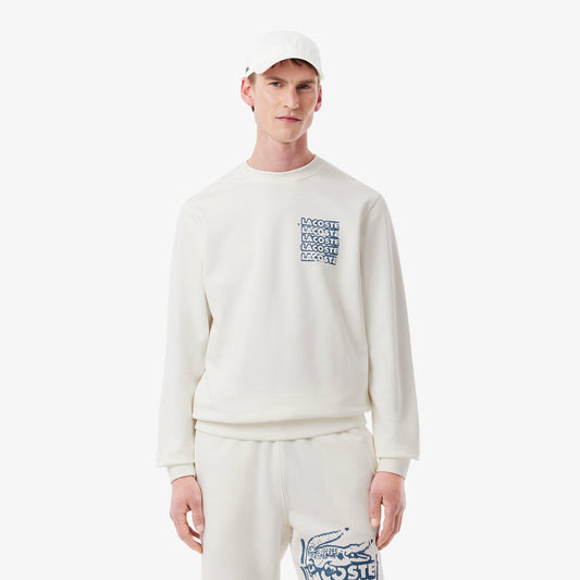 Graphic Print Fleece Sweatshirt-SH0287