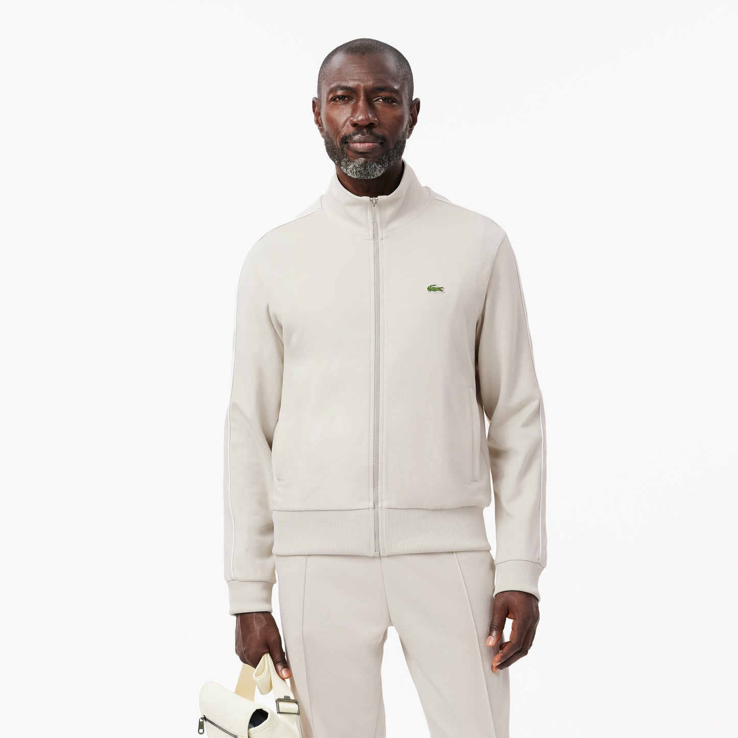 Paris Piqué Zip Front Track Jacket - SH1457