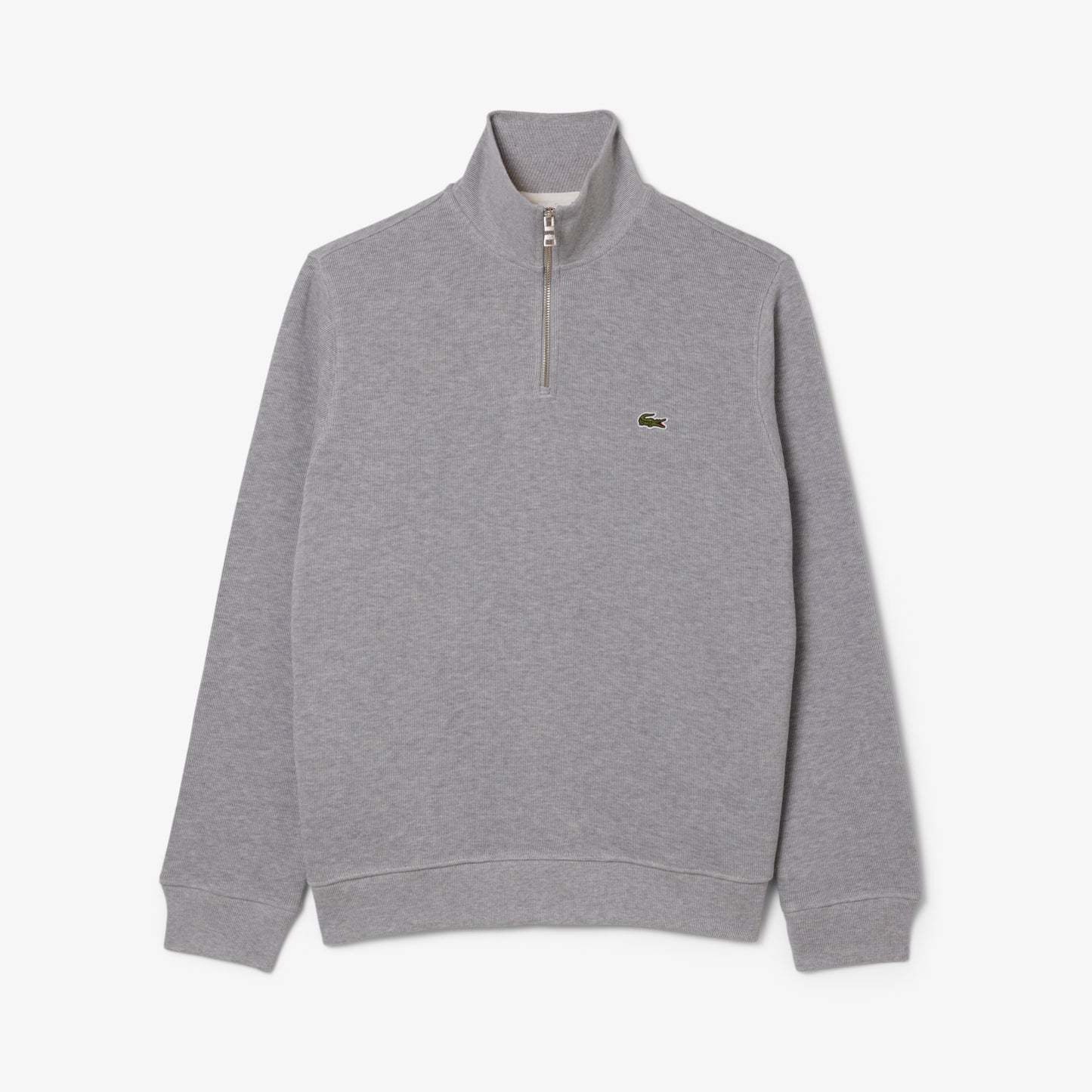Zip-Up High Neck Interlock Sweatshirt - SH1927