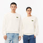 Loose Fit Badge Accent Fleece Sweatshirt - SH2741